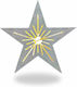 Led7 Wood Illuminated Christmas Decorative Pendant Star 32x5x33cm