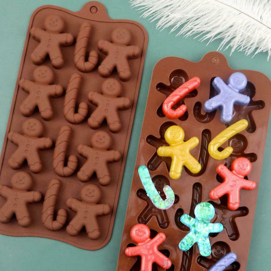 Sugar Love Christmas Sweets Pan/Mold Brown L21.2xW10.6cm.