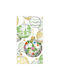 Caspari Savannah Set of Christmas Napkins Disposable L19.7xW10.8cm. 15pcs