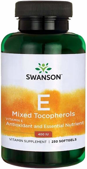 Swanson Vitamin E Vitamin for the Skin & Antioxidant Action 400iu 250 softgels