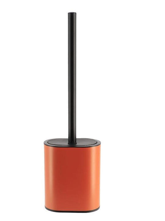 Aria Trade AT00010206 Metallic Toilet Brush Orange