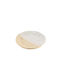 Aria Trade AT0000163 De masă Tavă de săpun Ceramică Albă