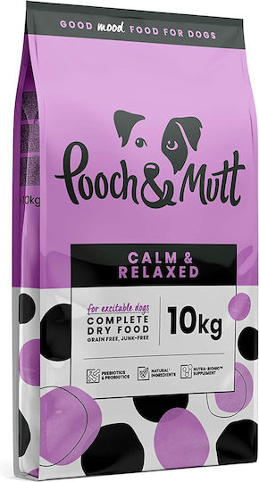 Pooch & Mutt Calm & Relaxed 10kg Ξηρά Τροφή χωρίς Σιτηρά για Ενήλικους Σκύλους με Γαλοπούλα