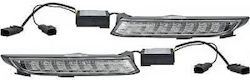 Daytime Running Lamps Car in Bar Shape Volkswagen Scirocco 2008-2014 2pcs Daytime Running Lamps Car in Bar Shape Volkswagen Scirocco 2008-2014 2pcs