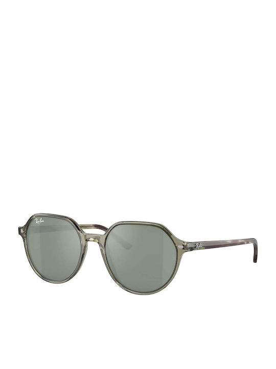 Ray Ban Thalia Unisex Γυαλιά Ηλίου με Πράσινο Κοκκάλινο Σκελετό και Πράσινο Καθρέφτη Φακό RB2195 66355C