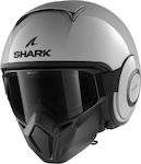 Shark Street Drak Blanc Metallic Grey Motorradhelm Modular ECE 22.05 1050gr