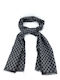 Verde Men's Scarf Black