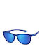 Polaroid Unisex Sunglasses with Blue Plastic Frame and Blue Polarized Mirror Lens PLD2133/S ZX9/5X