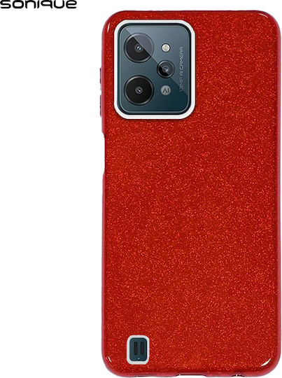 Sonique Shiny Back Cover Σιλικόνης Κόκκινο (Realme C31)