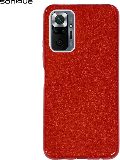 Sonique Shiny Back Cover Silicon Roșu (Redmi Note 10 Pro)
