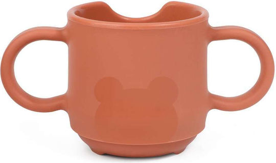 Haakaa Kleinkinderbecher aus Silikon Orange 150ml für 6m+m+