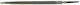 Nicholson Tools Slim Νο5 Λίμα Τρίγωνη με Λαβή
