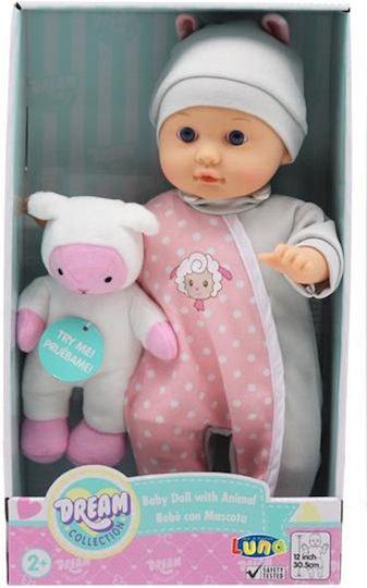Luna Baby-Puppen-Set Dream Collection Rosa für 2+ Jahre 30 cm