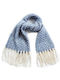 Verde Women's Wool Scarf Blue