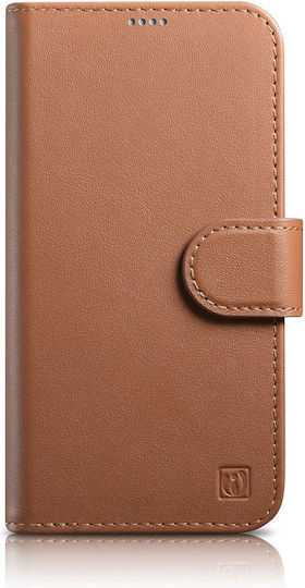 iCarer Anti-RFID Wallet Δερμάτινο Καφέ (iPhone 14 Pro Max)