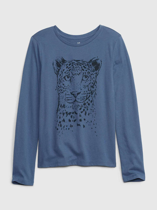 GAP Kids' Blouse Long Sleeve Blue