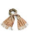 Verde 06-0937 Women's Wool Scarf Beige