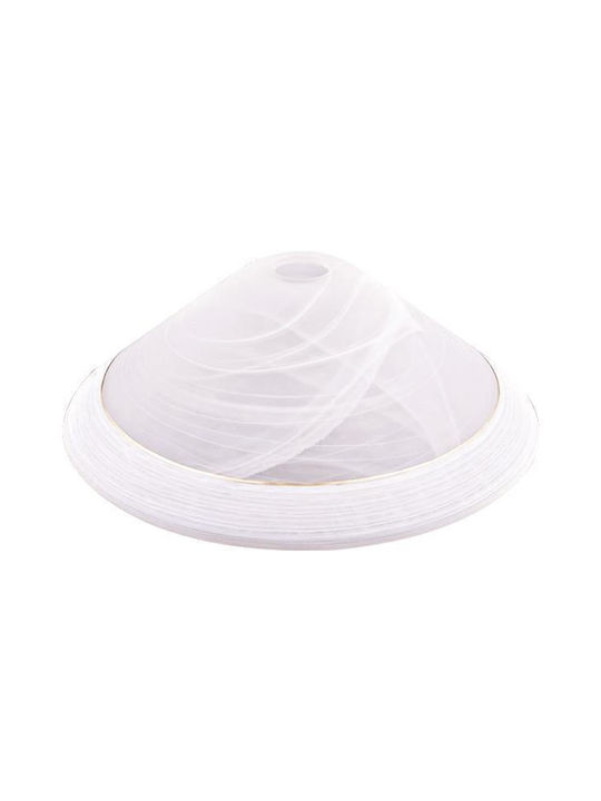 Eurolamp Conică Abajur Alb cu Diametru 35cm 6 buc