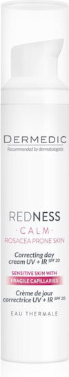 Dermedic Redness Calm Κρέμα Προσώπου Ημέρας με SPF20 κατά της Ερυθρότητας 40ml