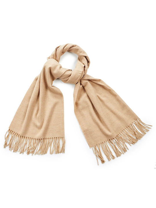 Verde Women's Wool Scarf Beige