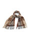 Verde 06-0939 Women's Wool Scarf Brown