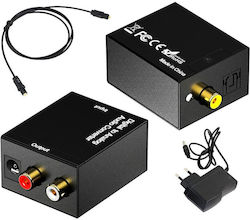 AK319 RCA / Toslink Weiblich zu RCA 2x Weiblich AK319 RCA / Toslink Weiblich zu RCA 2x Weiblich