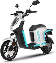 Doohan I Doo Ηλεκτρικό Μηχανάκι Ισχύος 800W με Τελική Ταχύτητα 45km/h Αυτονομίας 45km Λευκό