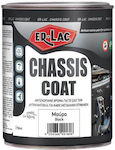 ER-LAC CHASSIS COAT Αντισκωριακό Χρώμα για Σασί Αυτοκινήτων Μαύρο Σατινέ 0,75 lt