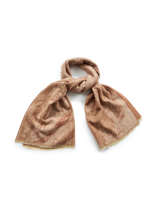 Verde Women's Wool Scarf Beige