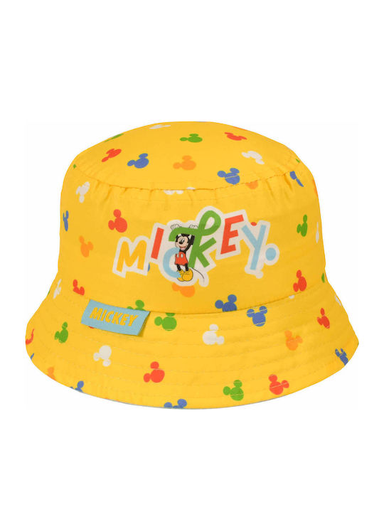 Stamion Kinderhut Eimer Stoff Mickey Gelbe
