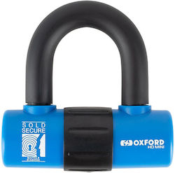 Oxford Motorcycle Shackle Lock in Blue LK181