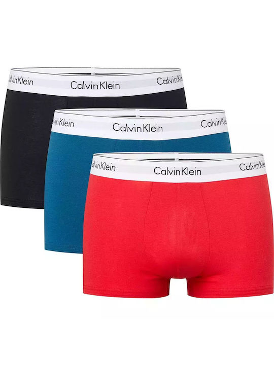 Calvin Klein Ανδρικά Μποξεράκια Red / Blue / Navy 3Pack