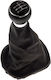 6 Shift Knob with Bubble for Volkswagen Caddy / Touran black