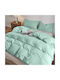 Lino Home Moderna Pillowcase Set Mint 50x70cm.