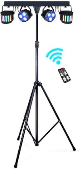 Atomic4DJ Bewegtes Licht LED PAR DMX Derby RGBW