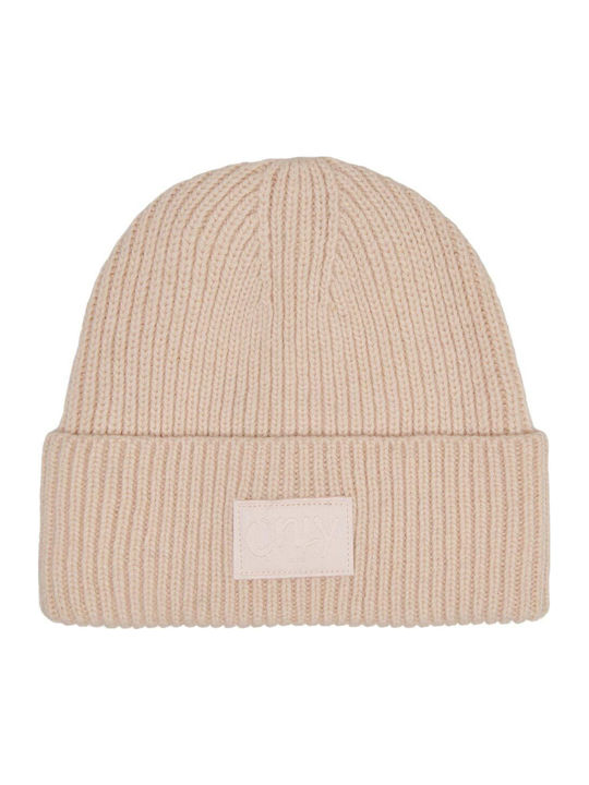 Beanie Beanie with Rib Knit Pearl