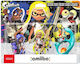 Nintendo Amiibo Splatoon Octoling Blue/Inkling Yellow/Smallfry Figură de personaj pentru 3DS/WiiU