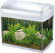 Boyu Fisch-Aquarium mit Kapazität von 20Es mit Umwälzpumpe und 54x32x35cm Weiß