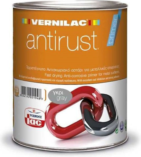 Vernilac Antirust Грунд Антикорозионен грунд Сив Подходящ за Метал 2.5лт