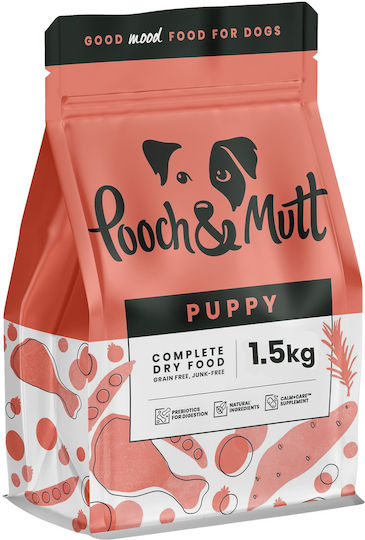 Pooch & Mutt Puppy 1.5kg Ξηρά Τροφή χωρίς Σιτηρά για Κουτάβια με Κοτόπουλο