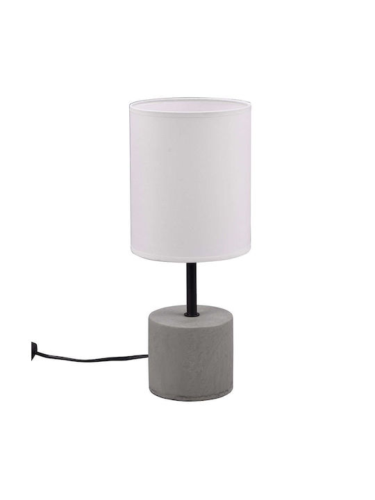 Trio Lighting Ben Classic Table Lamp E14 White/Gray
