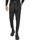 Dezign Men's Trousers Elastic in Slim Fit Black