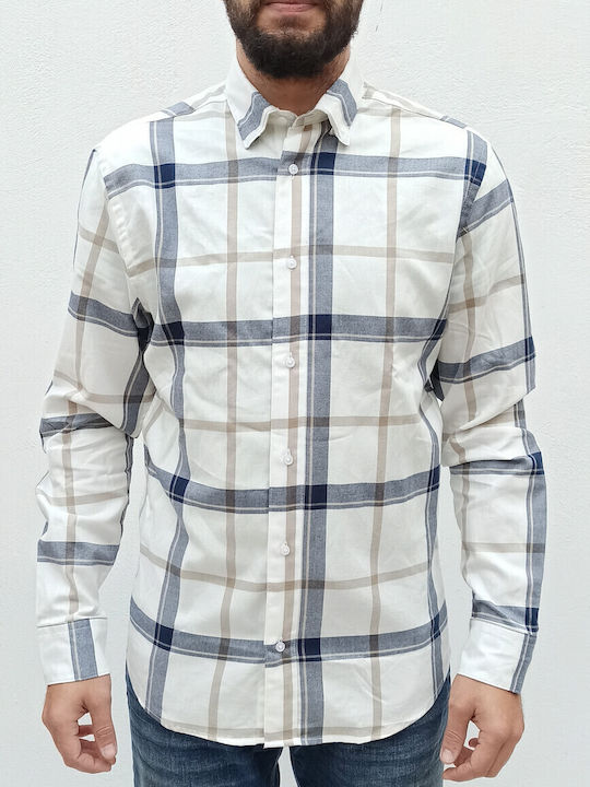 Jack & Jones Дълъг ръкав Риза Каре Многоцветен