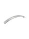 Viobrass 802 Handgriff Möbelgriff aus Metallisch Nickel Matte 153mm (Zentrenabstand 128mm) 802 1Stück