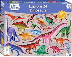 Παιδικό Puzzle Dinosaurs 100pcs για 6+ Ετών Hinkler