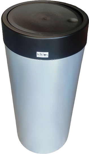 Viomes Viomes Deco Mülleimer Kunststoff mit Schwimmendem Deckel Graue 36lt