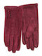 Burgundisch Handschuhe Berührung
