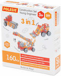 Polesie Joc de construcție din plastic Construction set - Young Engineer pentru copii de 3++ ani