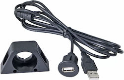Ice Extension Socket Universal USB 2.0 USB-A Male to USB-A Female 1.8m