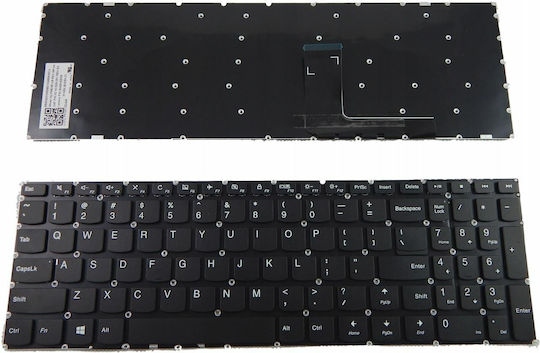 Lenovo Laptop-Tastatur Für Lenovo 510-15ISK 510-151IKB V310-15ISK V310-15IKB V110-15IKB V110-15ISK V110-15IAP V110-15AST V510-15IKB SN20K82452 PK1311A1A00 AELV7U00110 LCM15J63US-6863 LCM15J6 Ohne Rahmen Und Englisch (US) In Schwarz Farbe 9Z.NB4SN.001